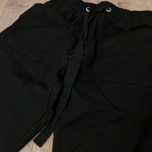 Loungewear black pants with pockets